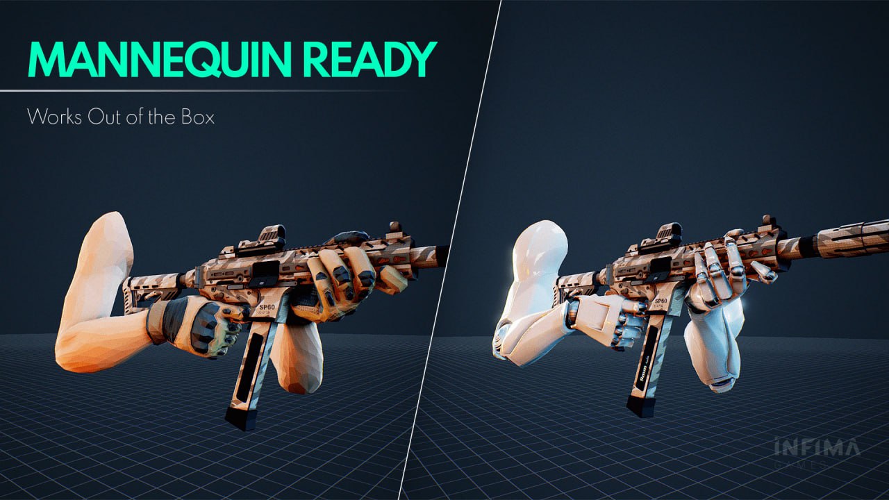 Low Poly Animated - Modern Guns Pack📱 - изображение 3